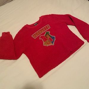 Hogwarts Teddy Bear Crop Sweater with Sequins